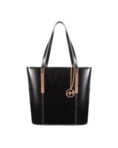 McKleinUSA Cristina Tote, 14inH x 13 1/2inW x 6inD, Black