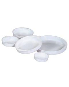 Office Depot Brand Plastic End Caps, 8in, White, Case Of 100