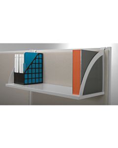 HON Verse Hanging Storage Shelf, 14 1/2inH x 48inW x 14inD, Light Gray