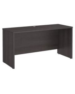 Bush Business Furniture Studio C Credenza Desk, 60inW x 24inD, Storm Gray, Standard Delivery