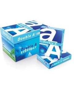 Double A Everyday Copy And Multi-Use Paper, Letter Size (8 1/2in x 11in), 96 (U.S.) Brightness, 20 Lb, Carton Of 10 Reams