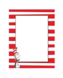Eureka Dr. Seuss The Cat In The Hat Computer Paper, Letter Size (8 1/2in x 11in), 24 Lb, Multicolor, 50 Sheets Per Ream, Case Of 6 Reams