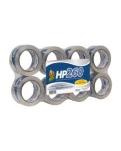 Duck HP260 Packaging Tape, 1-7/8in x 60 Yd., Clear, Pack Of 8 Rolls