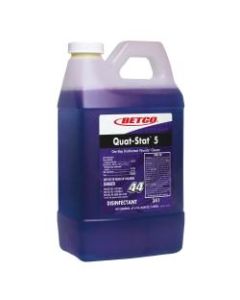 Betco Quat-Stat 5 Disinfectant, Lavender, 80 Oz Bottle, Case Of 4