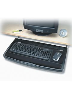 Kensington Underdesk SuperShelf Plus Keyboard Drawer, Light Gray