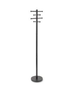 Innovative Storage Designs Executive Wood Coat Tree, Black