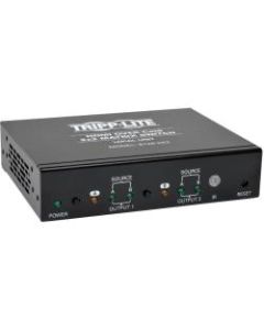 Tripp Lite HDMI over Cat5 Cat6 2x2 Matrix Video Extender Switch HDMI RJ45 F/F TAA - 1920 x 1080 - Full HD - 1080i - Twisted Pair - 2 x 2 - Display, TV, Projector - TAA Compliant