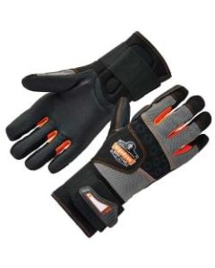 Ergodyne ProFlex 9012 Certified Anti-Vibration Gloves With Wrist Support, XXL, Black