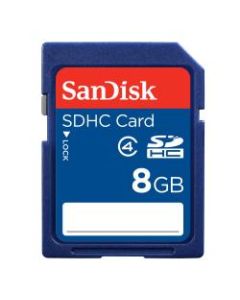 SanDisk SDHC (Secure Digital High Capacity) Memory Card, 8GB
