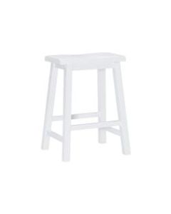 Powell Home Fashions Stool, Color Story, Counter Height, Pure White