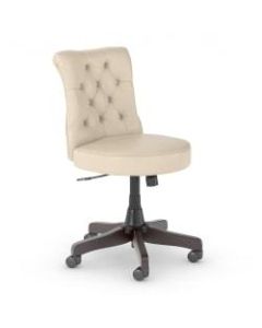 Bush Business Furniture Arden Lane Mid-Back Office Chair, Antique White, Standard Delivery