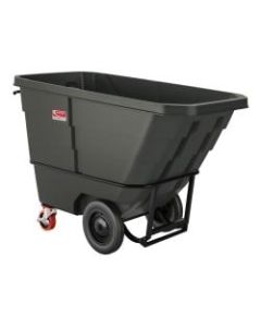 Suncast Commercial Tilt Truck, Heavy Duty, 1 Cu Yd., 45-1/8inH x 33-7/8inW x 70inD, Black