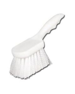 Winco Plastic Pot Scrub Brush, 8in, White