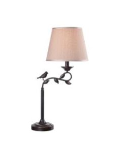 Kenroy Home Birdsong Outdoor Table Lamp, 31inH, Tan