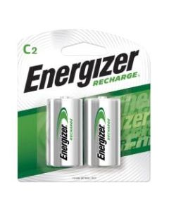 Energizer Rechargeable NiMH C Batteries, Pack Of 2