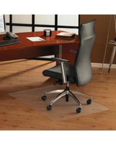 Floortex ClearTex Ultimat Chair Mat For Hard Floors, Rectangular, 53inW x 48inD, Clear