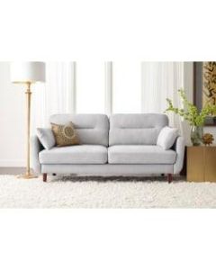 Serta Sierra Collection Sofa, Smoke Gray/Chestnut