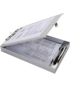 Business Source Form Holder Storage Clipboard, Letter Size, Silver