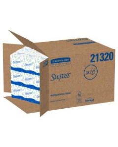Surpass 2-Ply Facial Tissue, 45% Recycled, BOUTIQUE, 110 Sheets Per Box, Case Of 36
