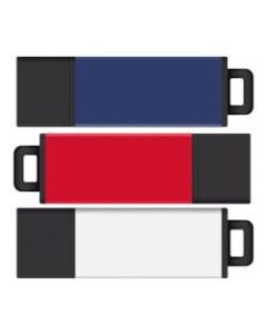 Centon DataStick Pro2 USB 2.0 Flash Drives,16GB, Assorted Colors, Pack Of 3 Flash Drives, S1-U2T08-16-3