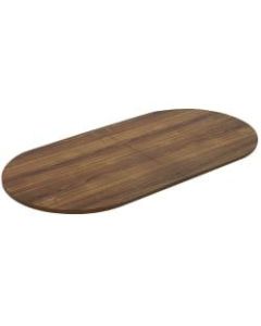 Lorell Chateau Series Oval Conference Table Top, 8ftW, Walnut