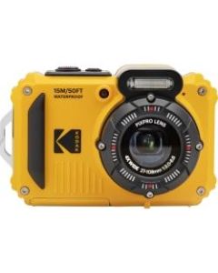 Kodak PIXPRO WPZ2 16.4 Megapixel Compact Camera - Yellow - Autofocus - 2.7inLCD - 4x Optical Zoom - 6x Digital Zoom - Digital (IS) - 4608 x 3456 Image - 1920 x 1080 Video - HD Movie Mode - Wireless LAN