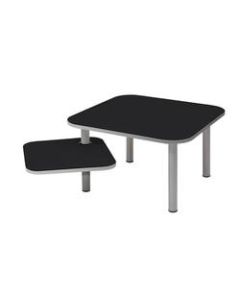 Alba TBZOE1 Coffee Table, Square, Black