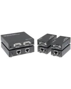 KanexPro VGA 1x2 Extender over CAT5e/6 with Audio up to 1,000ft (300m) - 1 Input Device - 2 Output Device - 1000 ft Range - 4 x Network (RJ-45) - 1 x VGA In - 3 x VGA Out - WUXGA - 1920 x 1200 - Rack-mountable, Surface-mountable