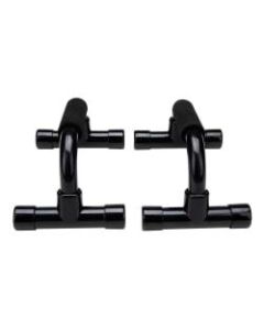 Mind Reader 2-Piece Push-Up Bar Set, 5inH x 5-3/4inW x 9-1/2inD, Black