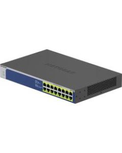 Netgear GS516PP Ethernet Switch - 16 Ports - 2 Layer Supported - 316.10 W Power Consumption - 260 W PoE Budget - Twisted Pair - PoE Ports - Desktop, Rack-mountable - Lifetime Limited Warranty