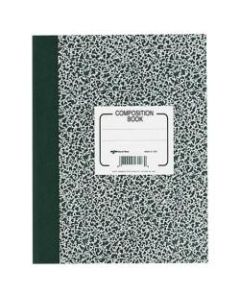National Composition Notebook, 8-1/2in x 11in, College Ruled, 160 Pages (80 Sheets), Black Marble
