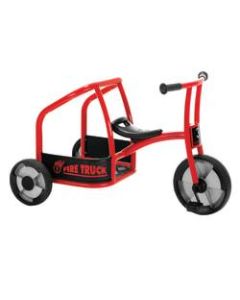 Winther Circleline Tricycle, Fire Truck, 24 1/16inH x 23 1/4inW x 39 13/16inD, Black/Red