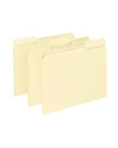 Pendaflex CutLess WaterShed File Folders, 1/3 Cut, Letter, 100 Folder Per Box, Manila