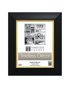 Timeless Frames Jordan Frame, 8in x 10in, Black/Gold