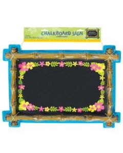 Amscan Summer Luau Tiki Chalkboard Drink Sign, 13-1/2in x 19in