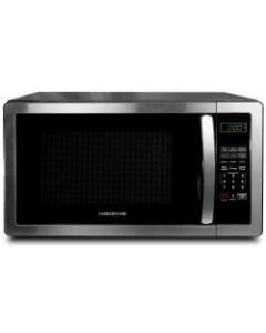 Farberware Classic 1.1 Cu Ft Countertop Microwave, Stainless Steel/Black