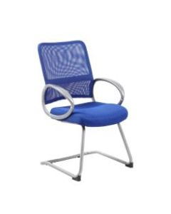 Boss Mesh Guest Chair, Blue/Pewter