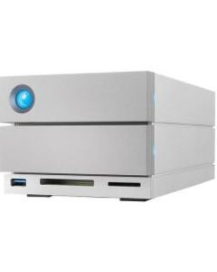 LaCie 2big Dock Thunderbolt 3 20TB - 2 x HDD Supported - 2 x HDD Installed - 20 TB Installed HDD Capacity - Serial ATA/600 Controller - RAID Supported 0, 1, JBOD - 2 x Total Bays - 2 x 3.5in Bay - 2 USB Port(s) - 2 USB 3.0 Port(s) - Desktop