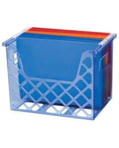 Officemate Blue Glacier Desktop File Organizer, 10 3/4in x 12 1/2in x 8 5/8in, Blue