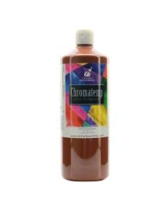 Chroma ChromaTemp Artists Tempera Paint, 32 Oz, Brown, Pack Of 2