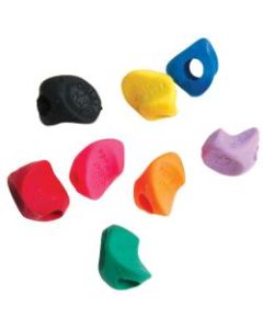 J.R. Moon Pencil Co. Stetro Pencil Grips, 1/2in x 1/2in, Multicolor, Pack Of 100