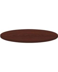 Lorell Hospitality Round Table Top, 36inW, Mahogany