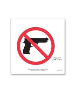 ComplyRight State Weapons Law Poster, English, Illinois, 6in x 5in