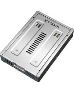 Icy Dock MB982SP-1s Drive Enclosure Internal - Silver - 1 x Total Bay - 1 x 3.5in Bay