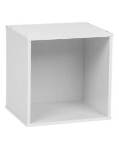 IRIS BAKU 14inH Modular Cube Box, White