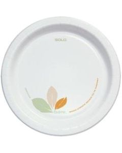 Solo Bare Heavyweight Paper Plates Perfect Pak, 8-1/2in, Case Of 250 Plates