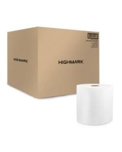 Highmark Hardwound 1-Ply Paper Towels, 350ft Per Roll, Pack Of 12 Rolls