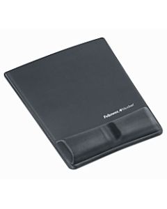 Fellowes Foam Wrist Rest/Mouse Pad With Microban, Graphite