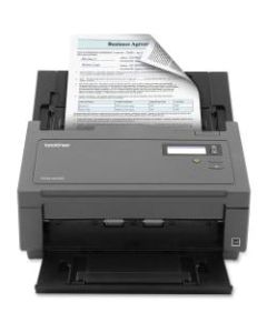 Brother PDS-5000 High Speed Desktop Scanner - Duplex - Desktop Scanner - 60ppm - SuperSpeed USB 3.0 - Duplex - 2-line mono display - 24-bit color