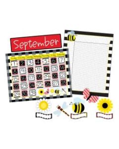 Barker Creek Chart And Accent Set, With Calendar, 22in x 5 1/2in, Buffalo Plaid
